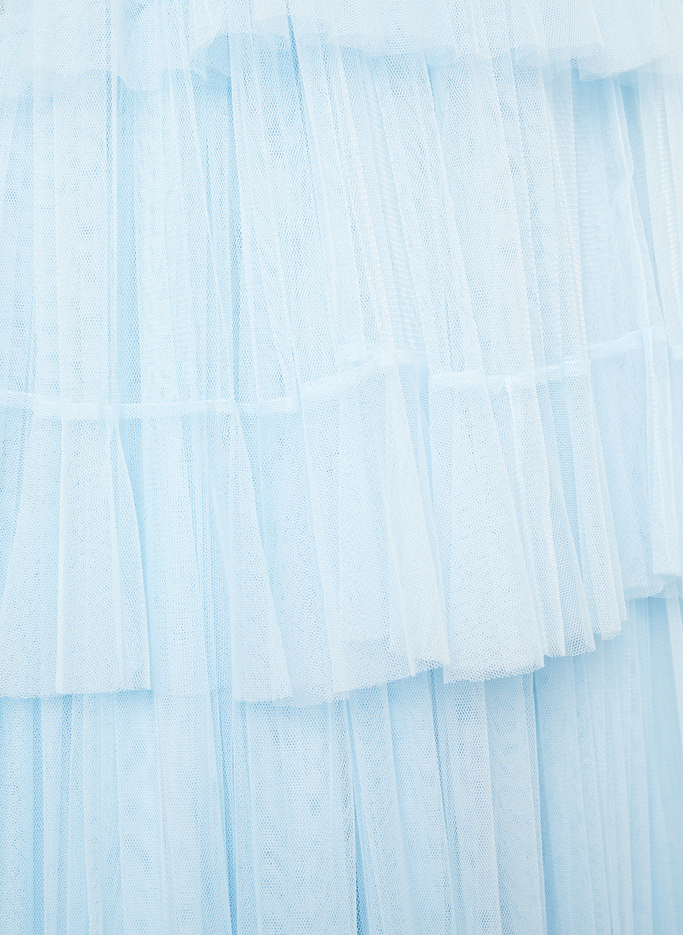 VERA WANG Bandeaukleid ANGERE mit Plissees: HELLBLAU
