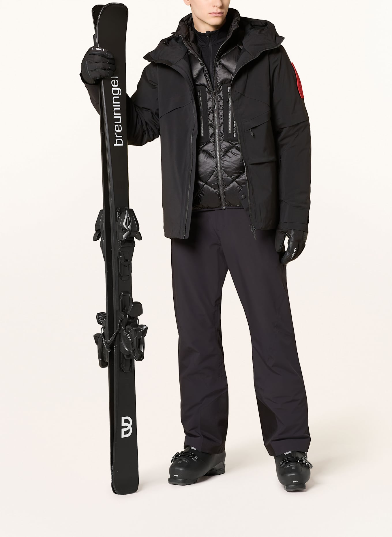 THE MOUNTAIN STUDIO Down jacket: BLACK