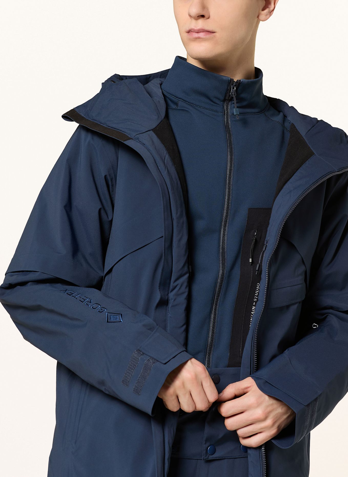 THE MOUNTAIN STUDIO Skijacke S-1: DUNKELBLAU