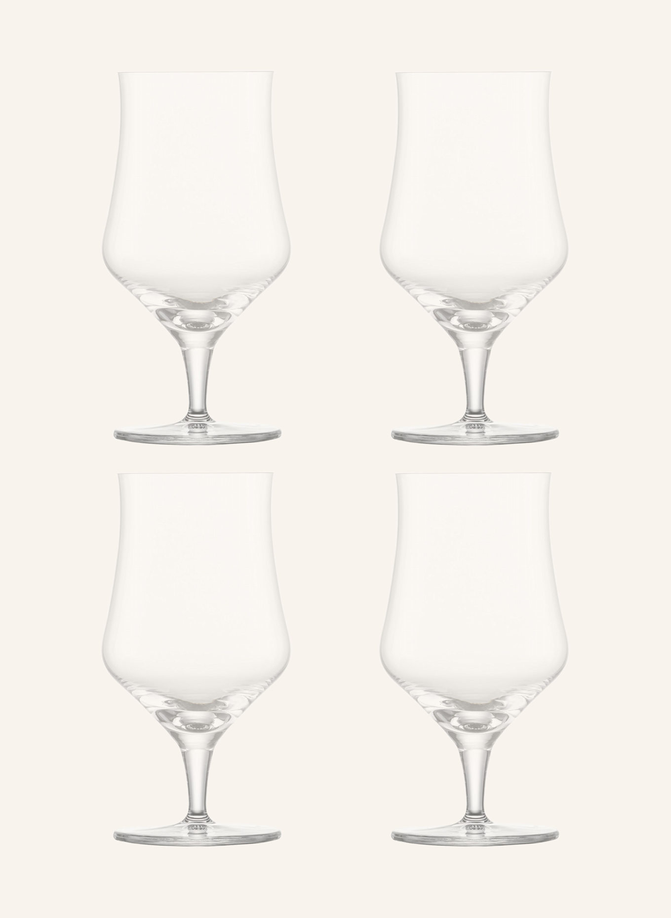 SCHOTT ZWIESEL Szklanki do piwa BEER BASIC, 4 szt.: BIAŁY