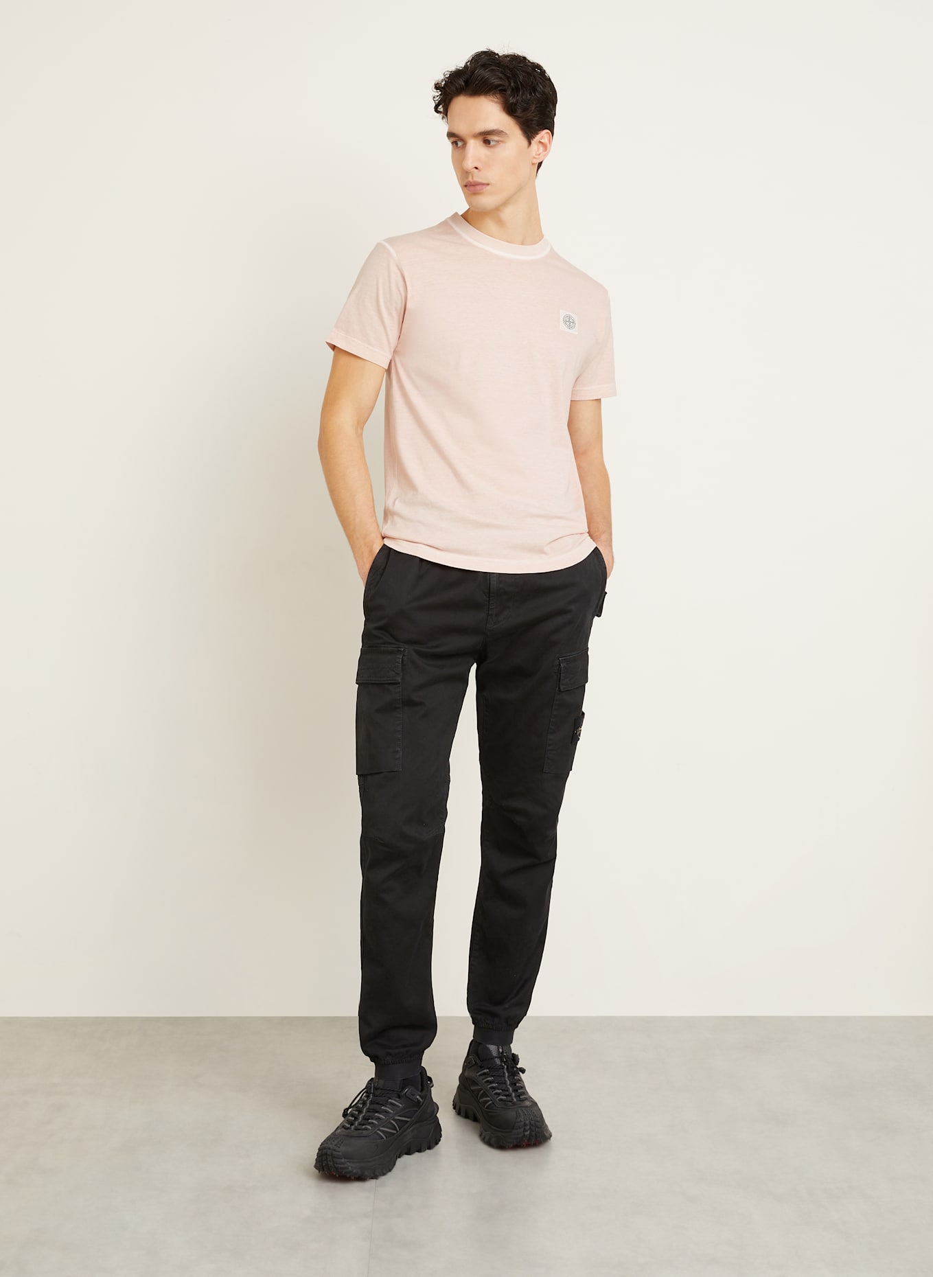 STONE ISLAND Tričko: RŮŽOVÁ