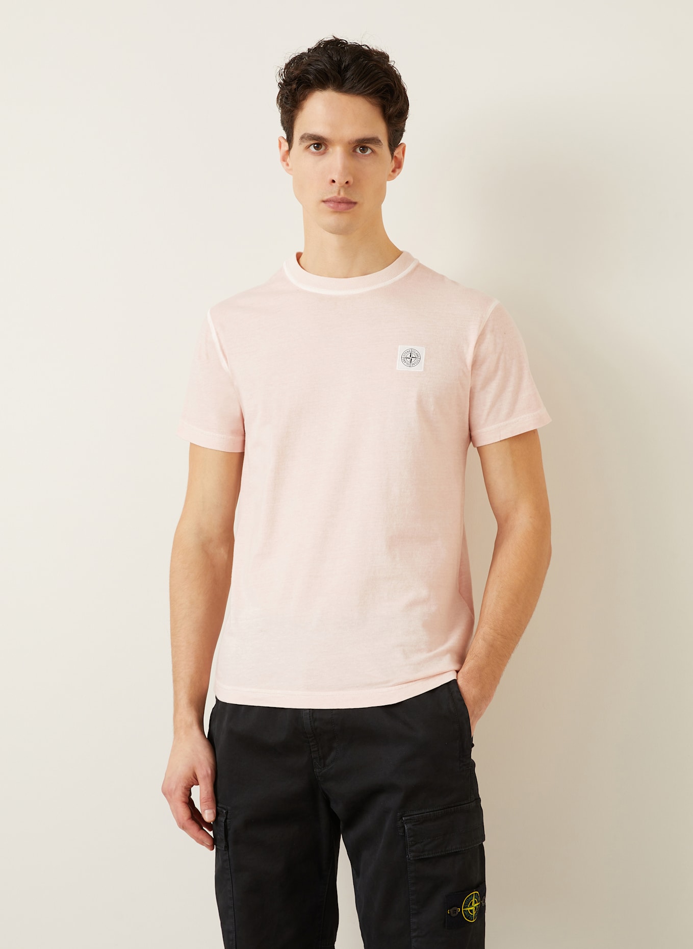 STONE ISLAND Tričko: RŮŽOVÁ