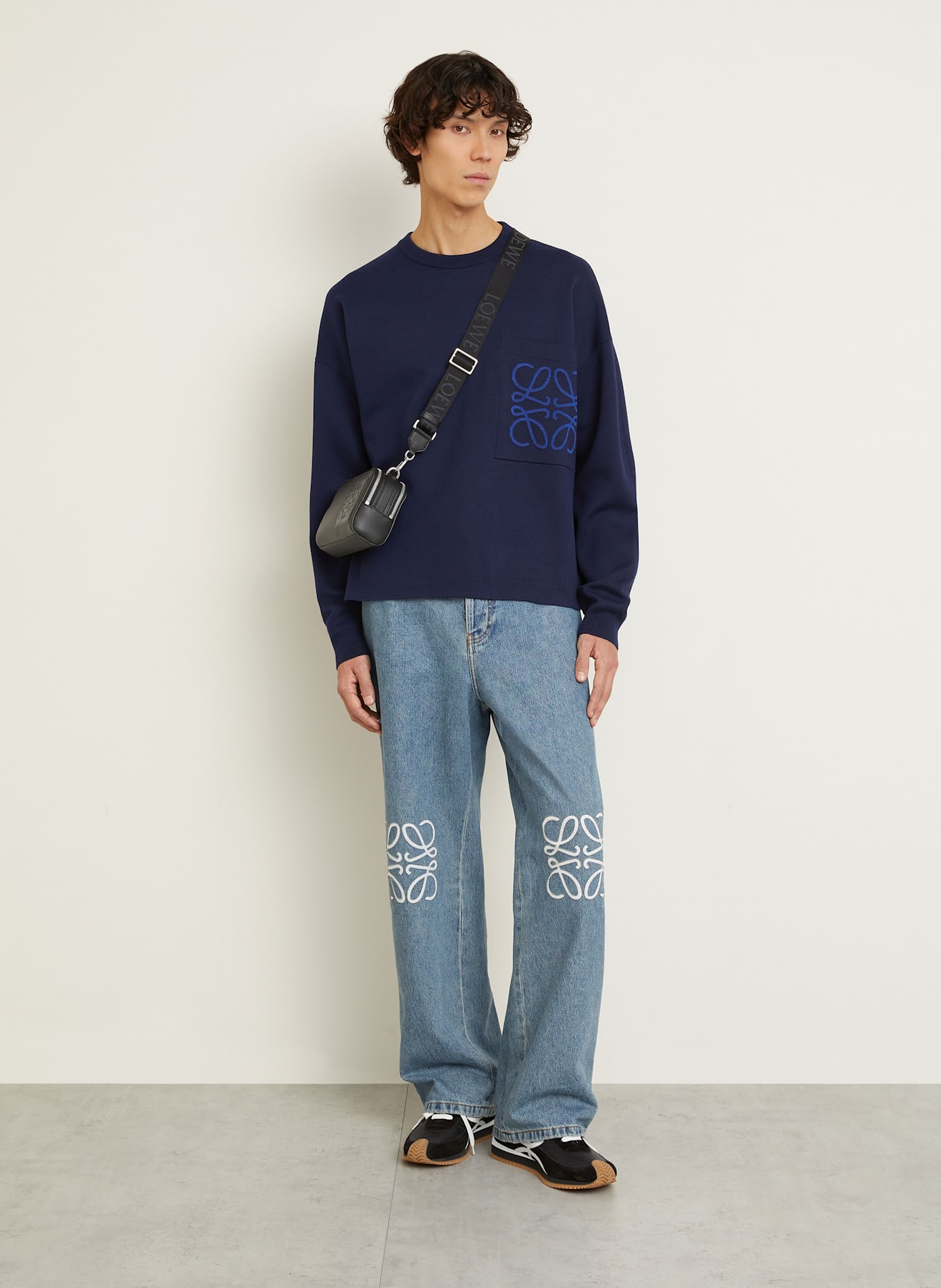 LOEWE Sweater: DARK BLUE