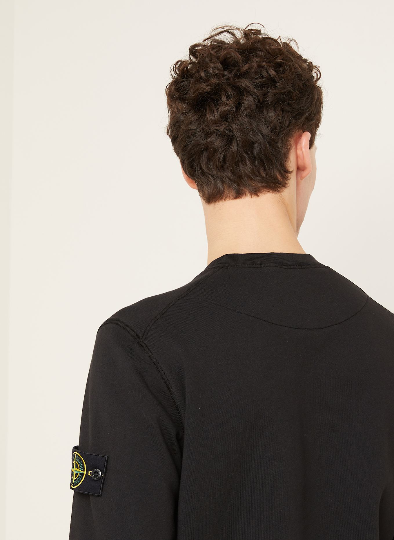 STONE ISLAND Sweatshirt: SCHWARZ