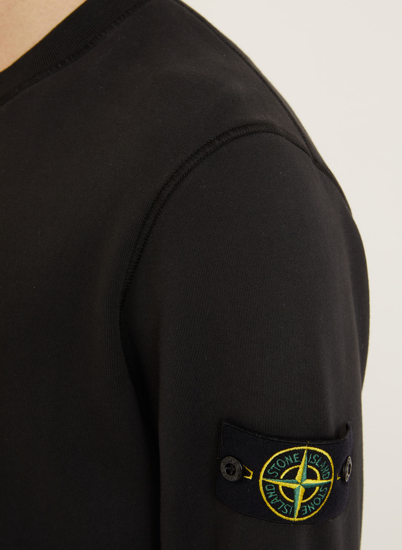 STONE ISLAND Sweatshirt: SCHWARZ