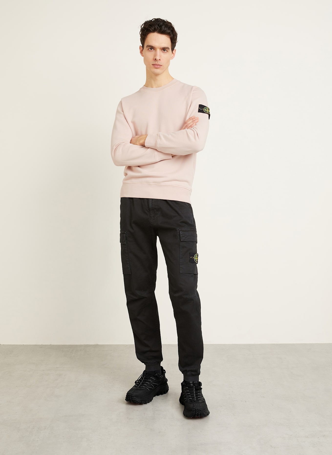 STONE ISLAND Sweatshirt: ROSÉ