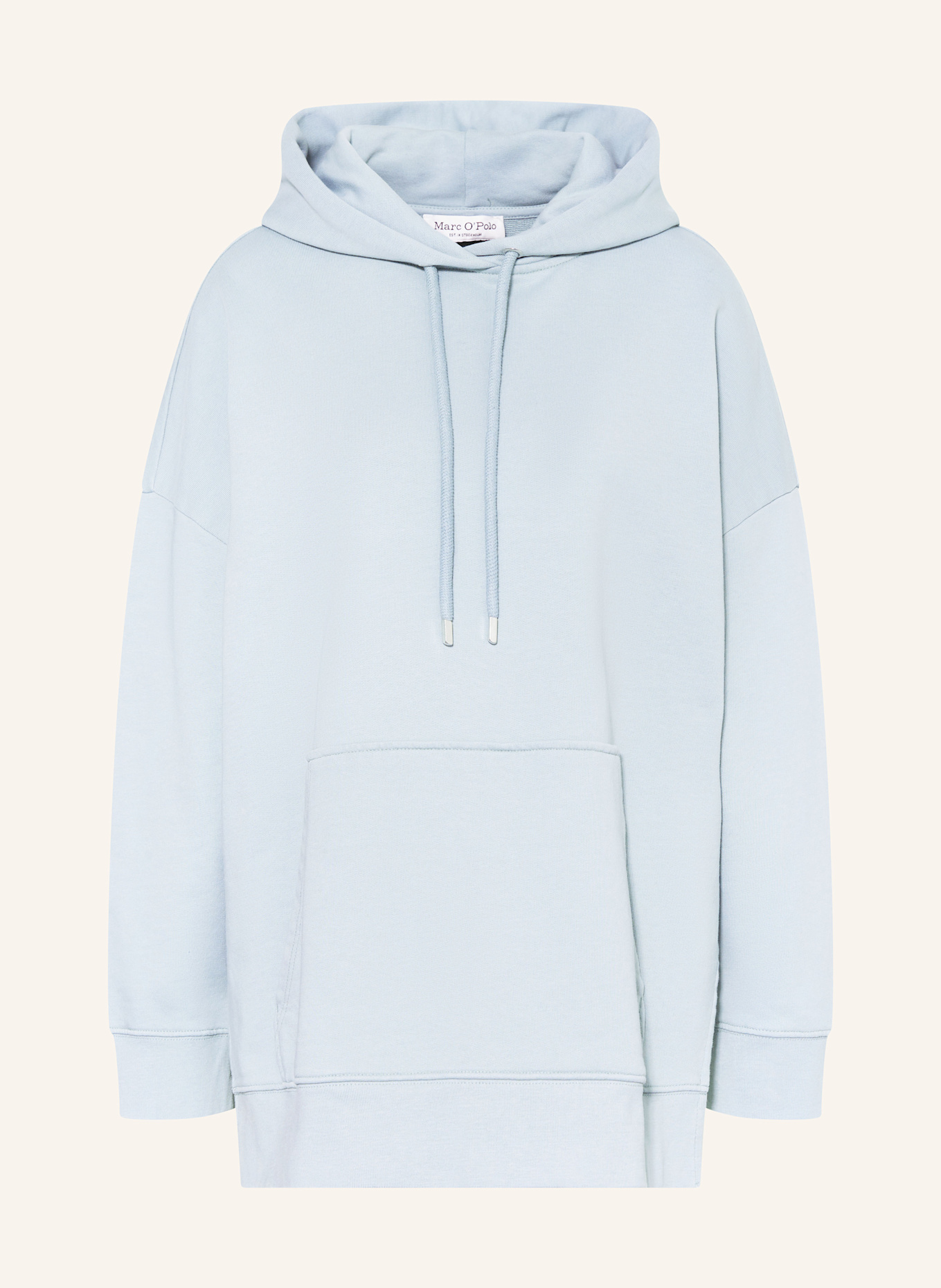 Marc O'Polo Oversized-Hoodie: HELLBLAU / WEISS
