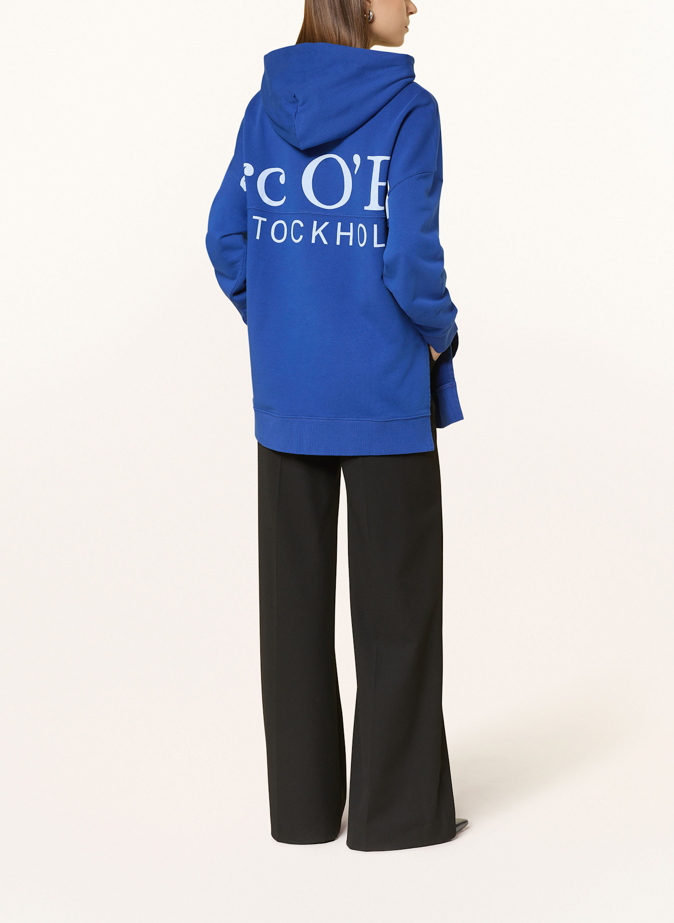 Marc O'Polo Oversized hoodie: BLUE / WHITE