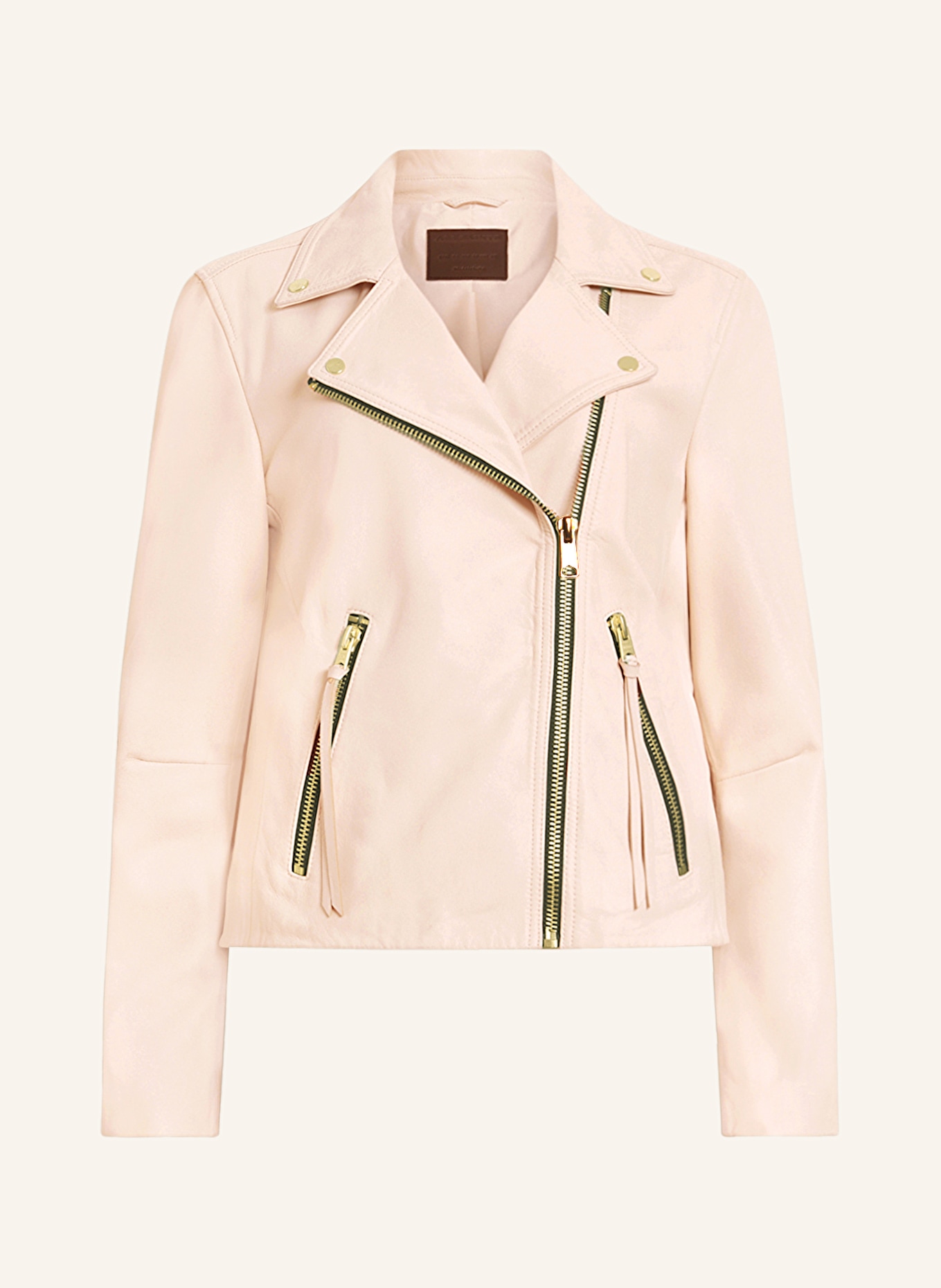 ALLSAINTS Lederjacke DALBY: NUDE