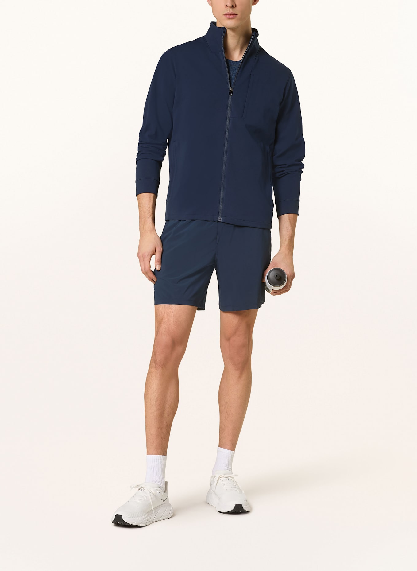 lululemon Mikinová bunda SOJOURN: TMAVĚ MODRÁ