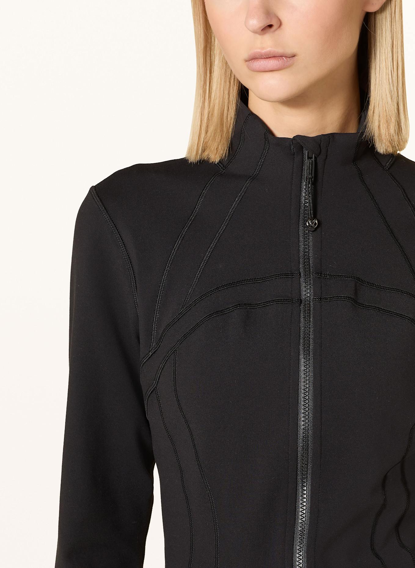 Black yoga jacket clearance