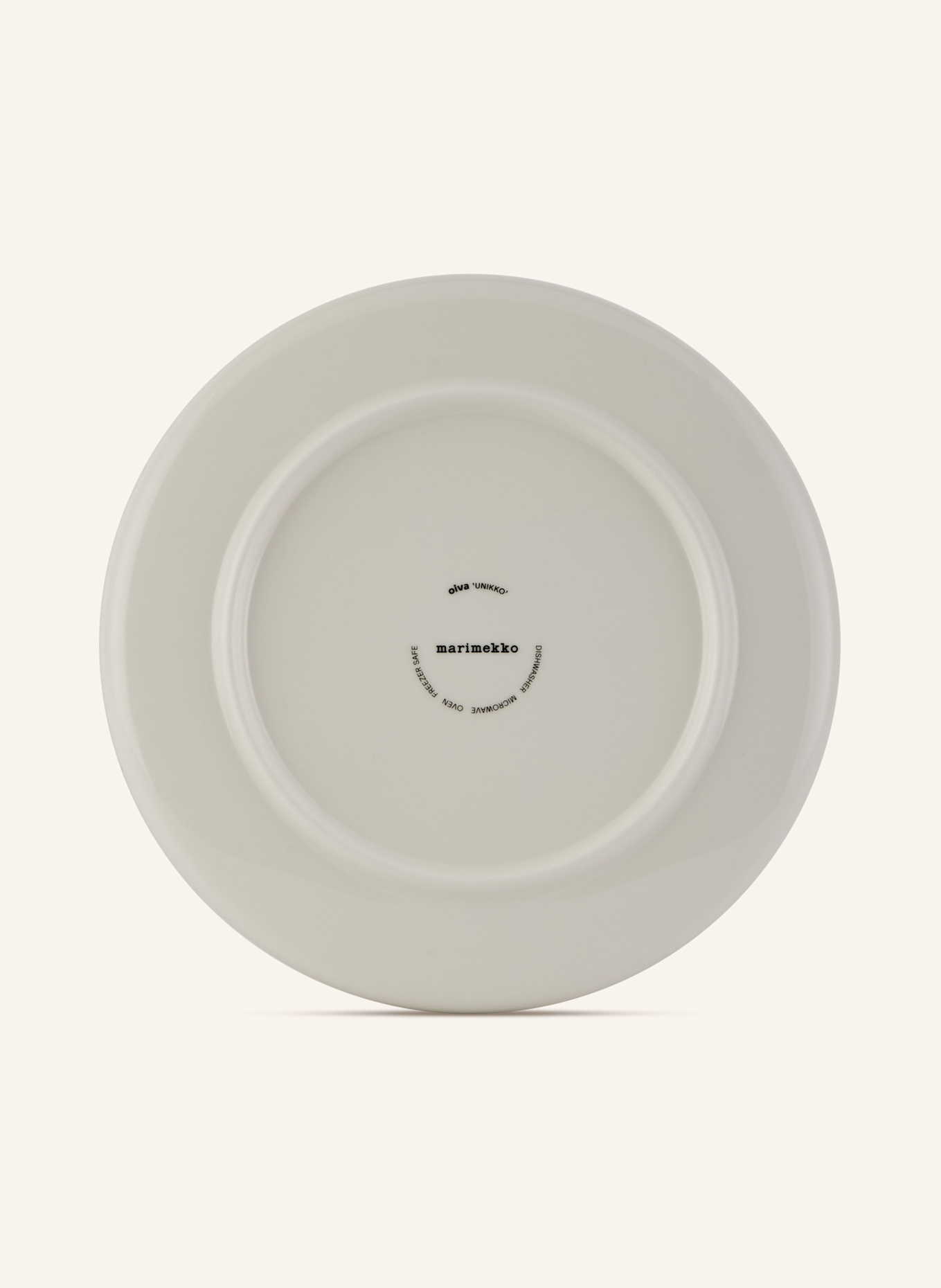 marimekko 6er-Set Dessertteller OIVA/UNIKKO: CREME