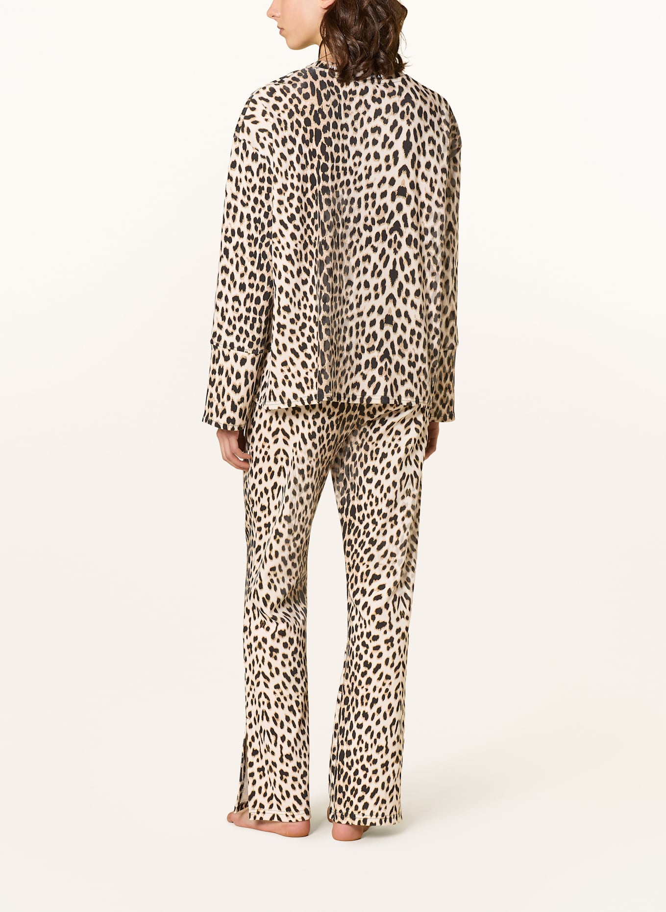 OH APRIL Long sleeve shirt CAROL: CREAM / BLACK / BROWN