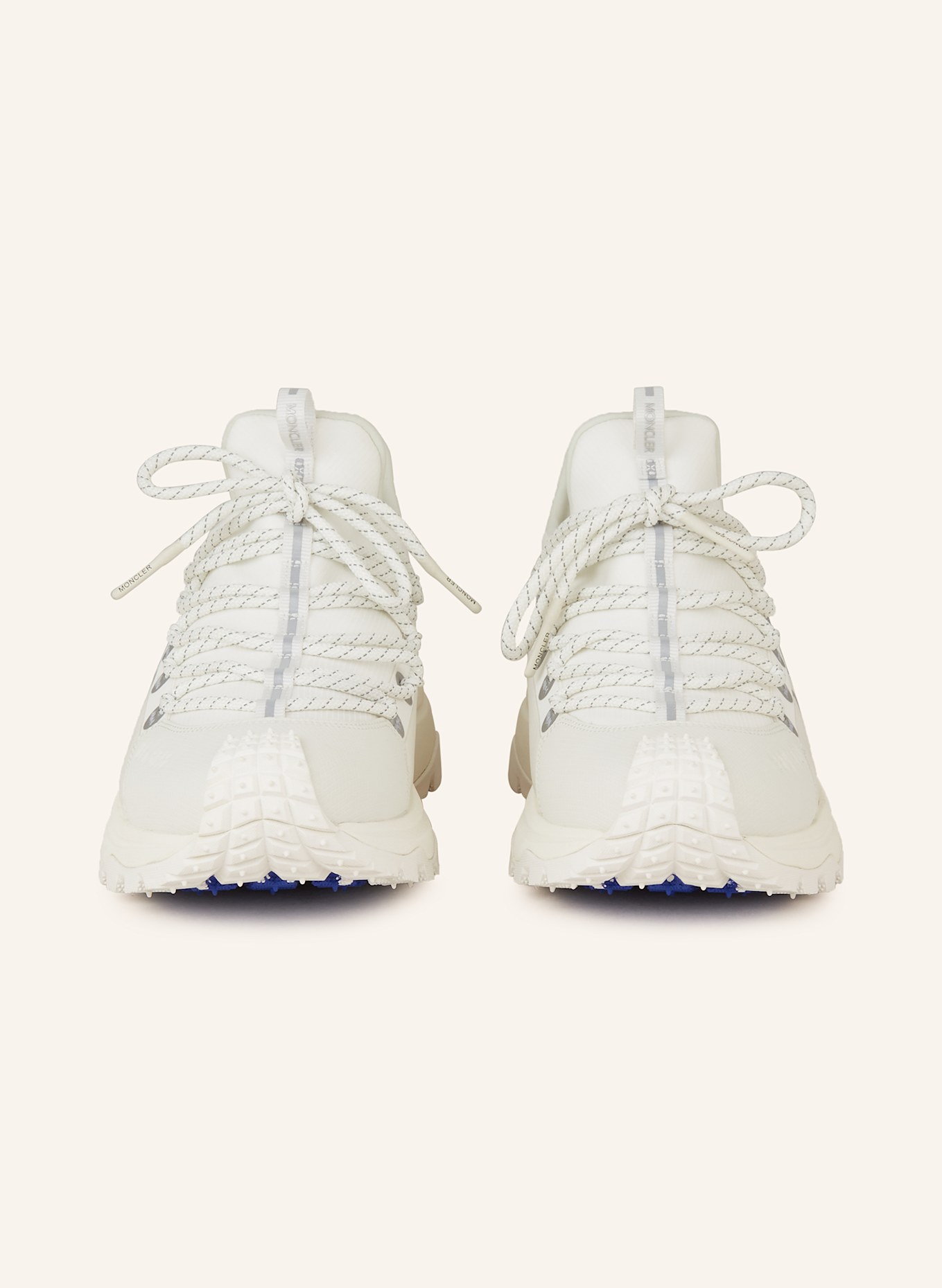 MONCLER Sneaker TRAILGRIP LITE2: WEISS/ SCHWARZ/ HELLGRAU