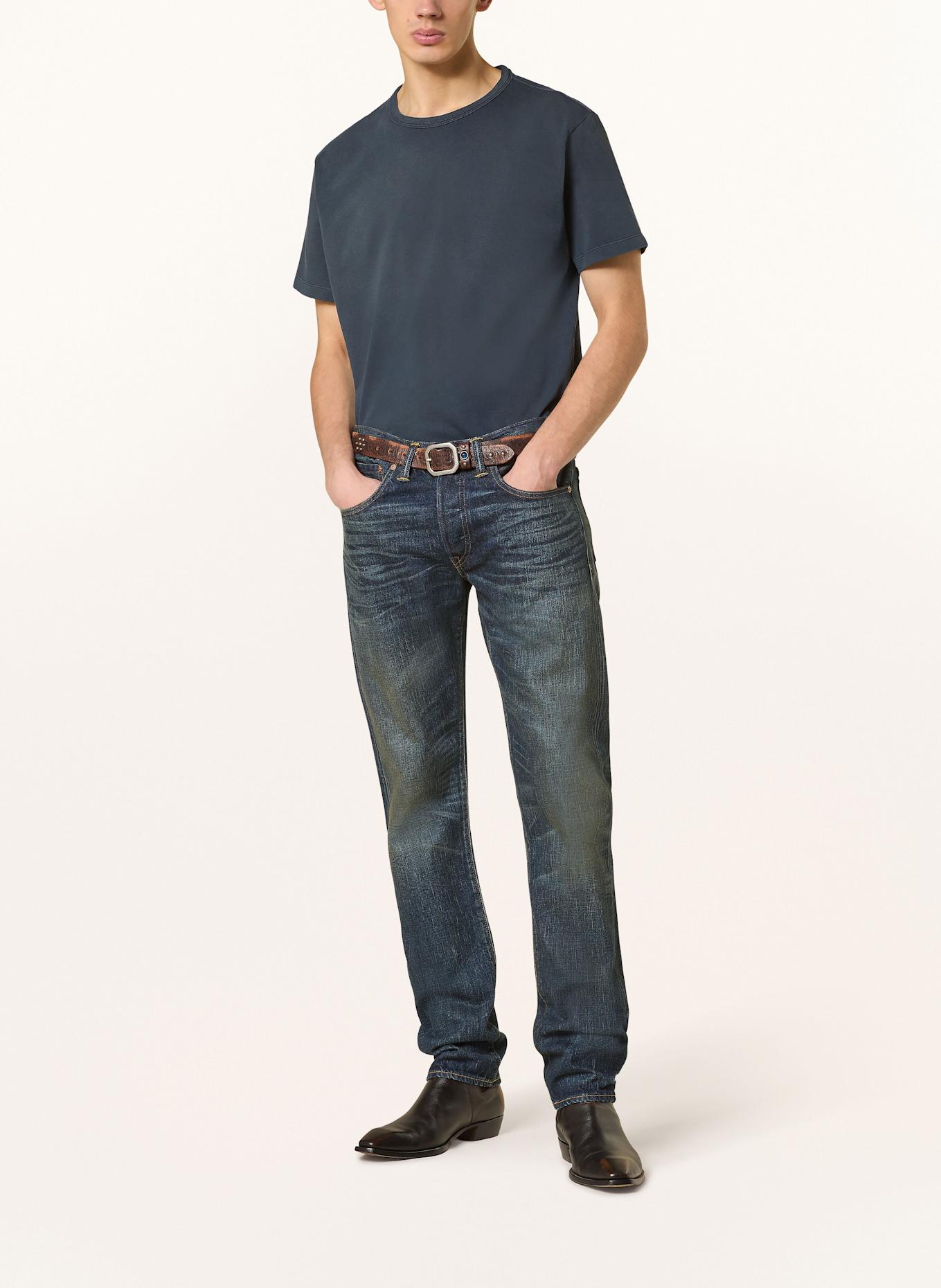 RRL T-Shirt: DUNKELBLAU