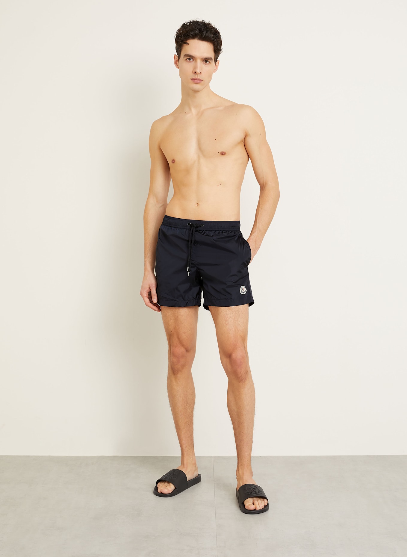 MONCLER Badeshorts: DUNKELBLAU