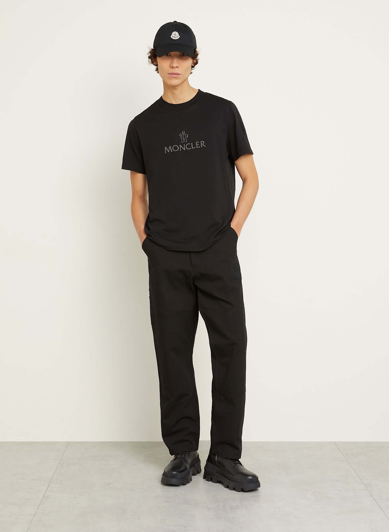 MONCLER T-Shirt: SCHWARZ