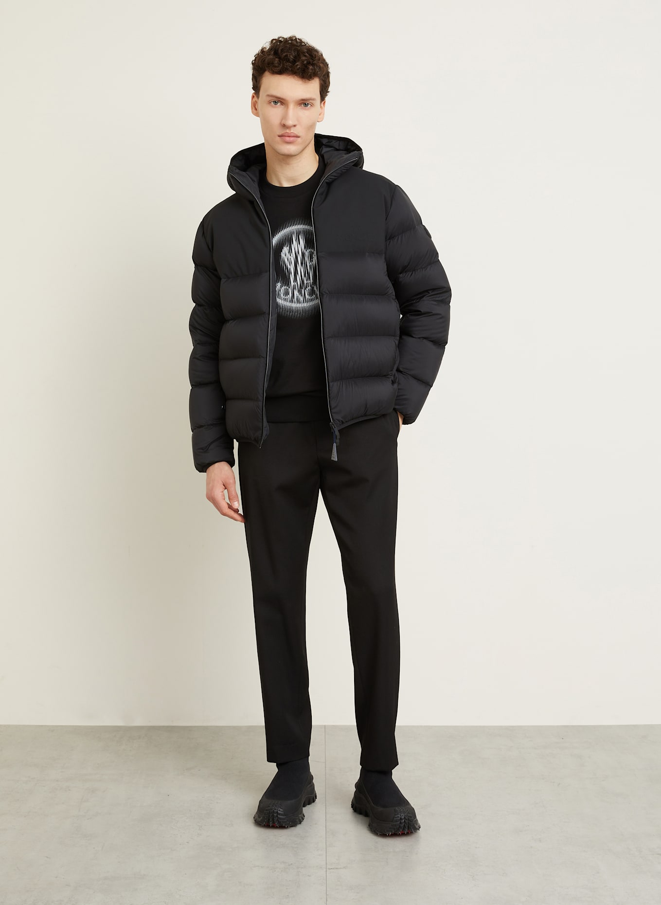 MONCLER Daunenjacke VEUMONT: SCHWARZ