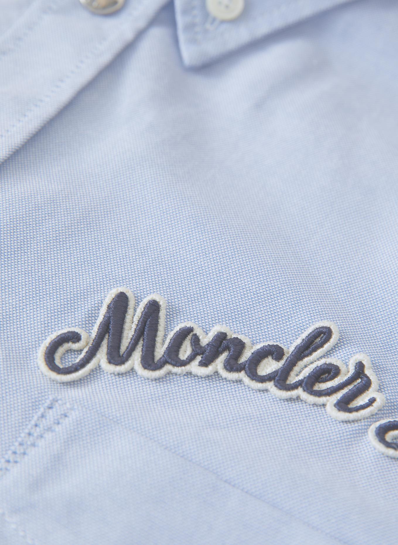 MONCLER Hemd Comfort Fit: HELLBLAU