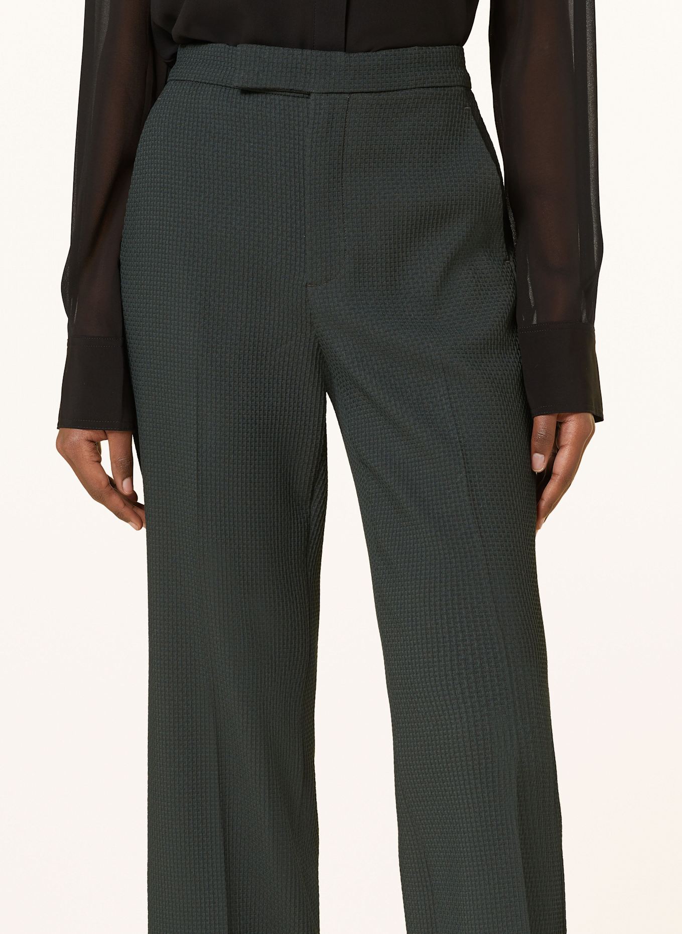 VANILIA Bootcut-Hose, Farbe: DUNKELGRÜN (Bild 5)