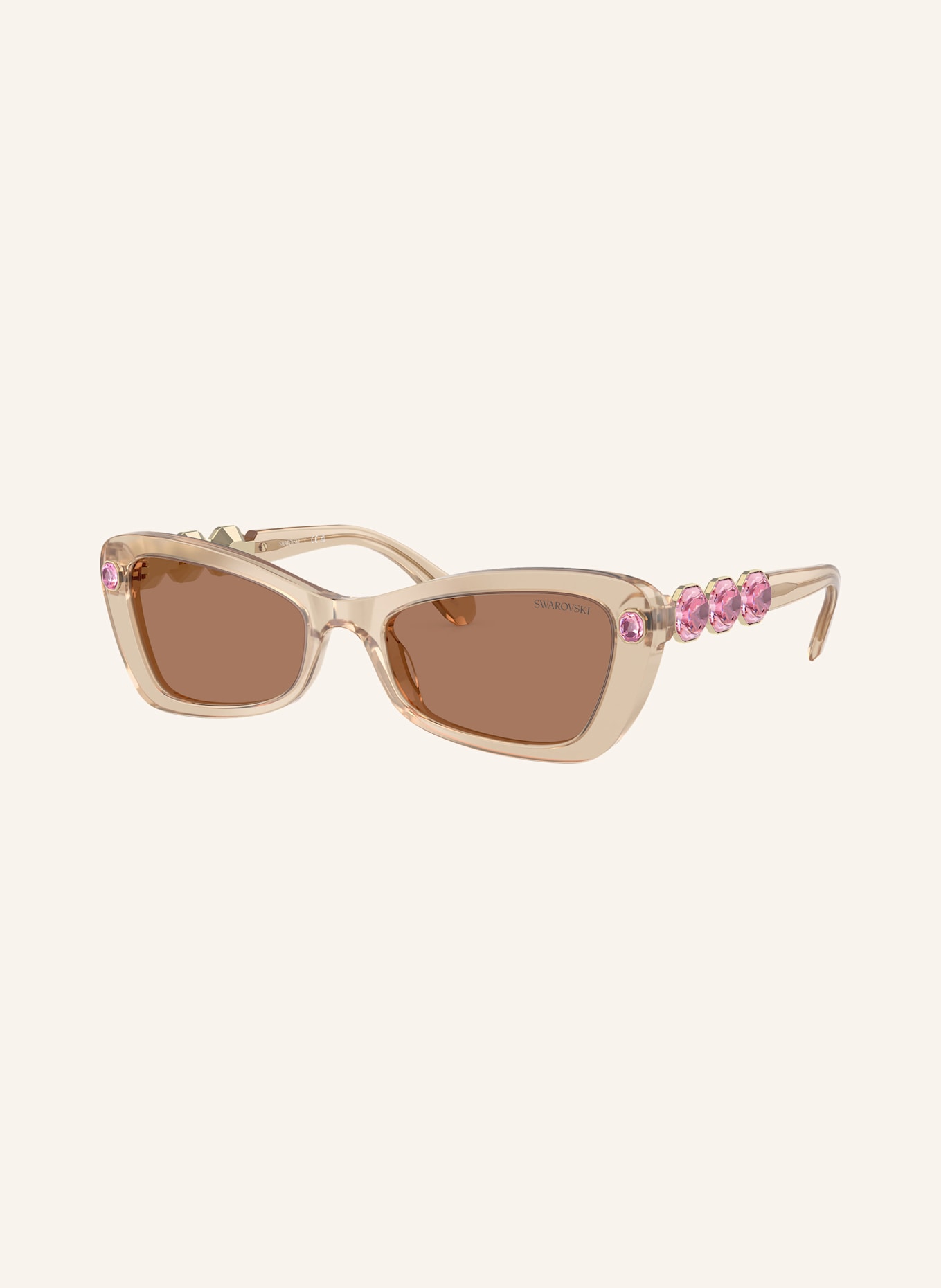 SWAROVSKI Set: Sonnenbrille SK6033 und Armband: 107173 - BEIGE/BRAUN