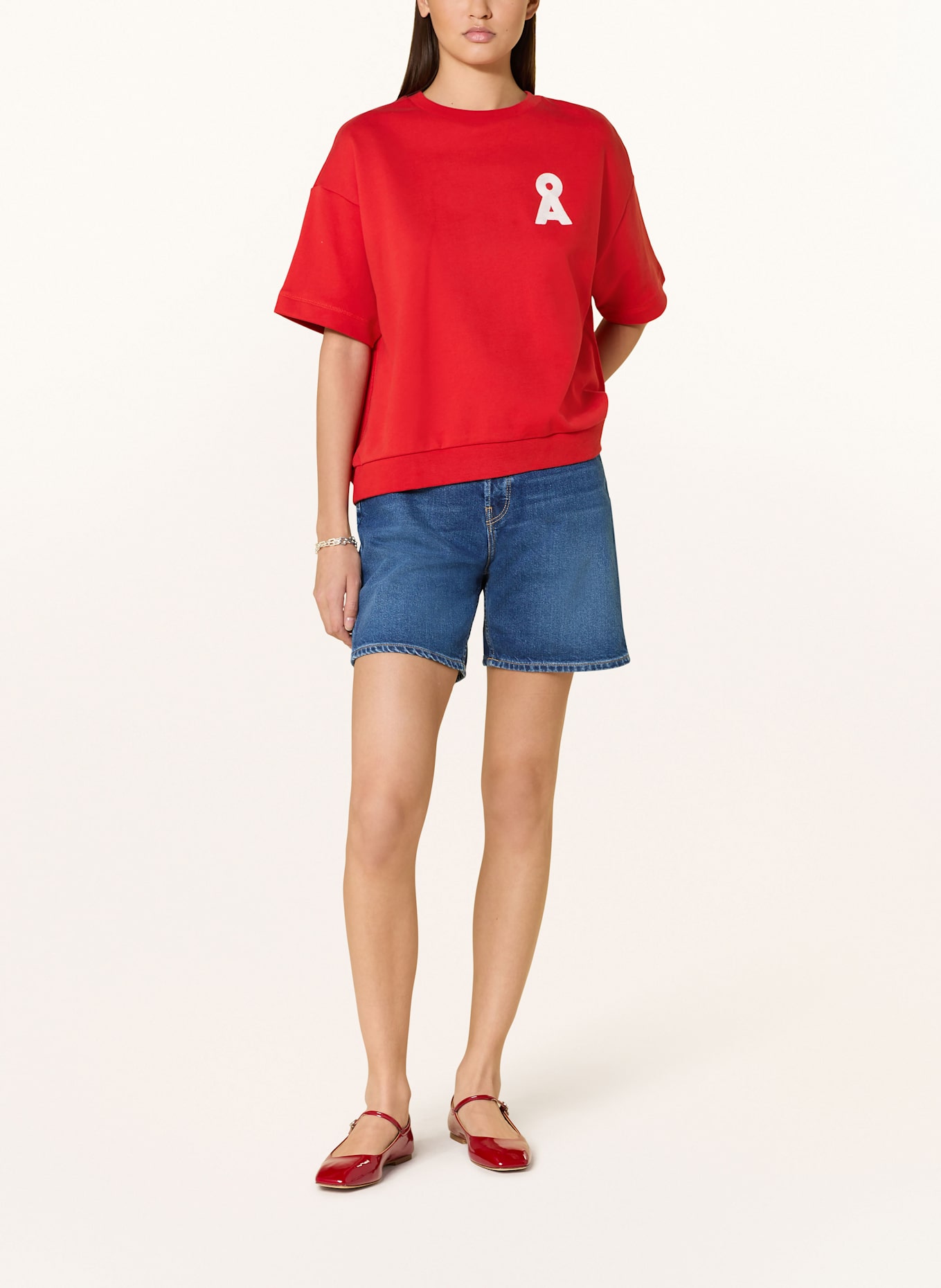 ARMEDANGELS Sweatshirt BAMIKAA: RED