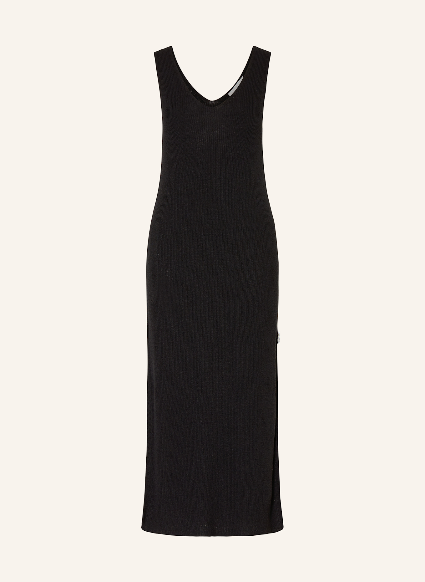 ARMEDANGELS Strickkleid CINDAA mit Leinen: SCHWARZ