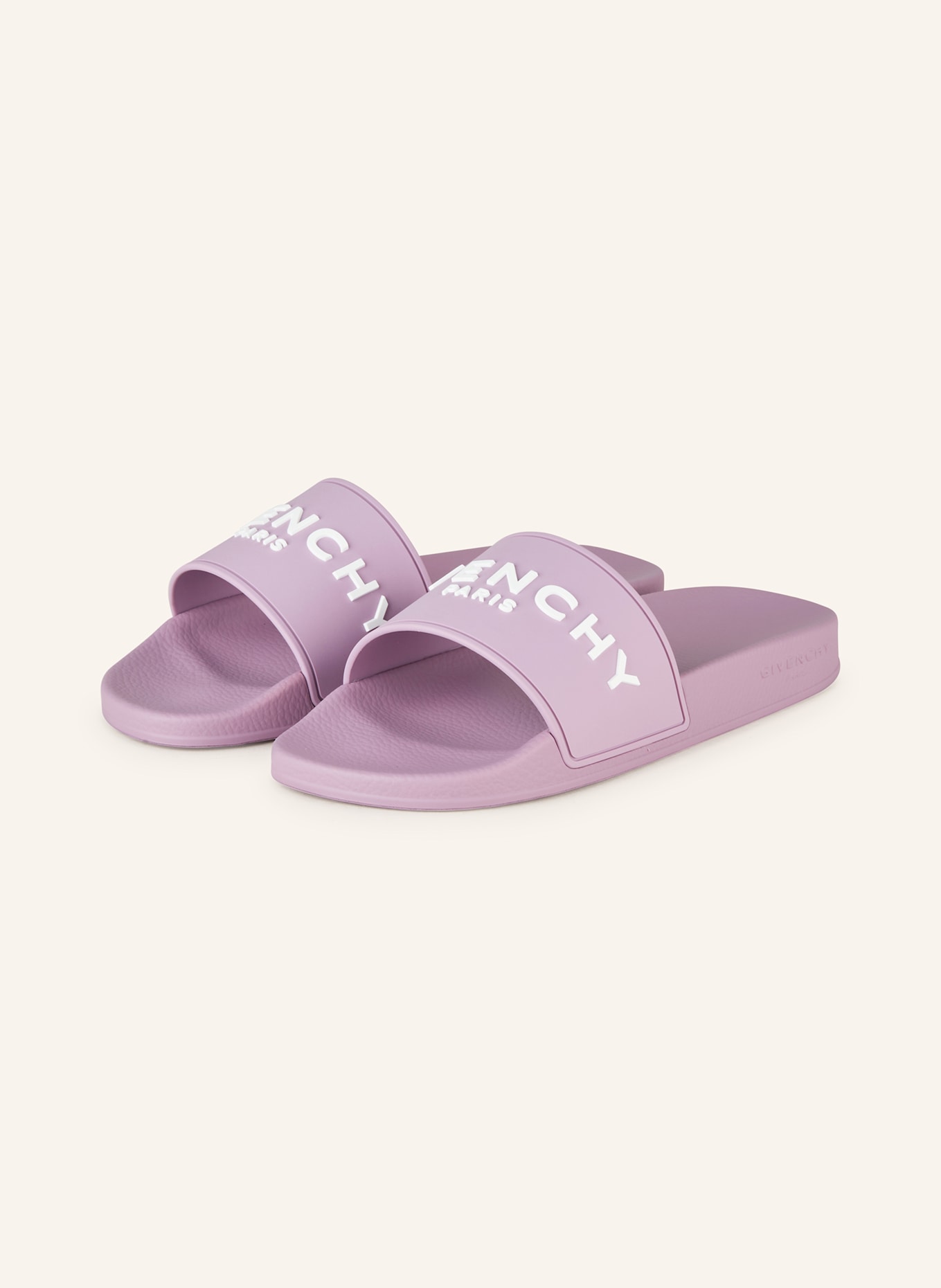GIVENCHY Slides in light purple white