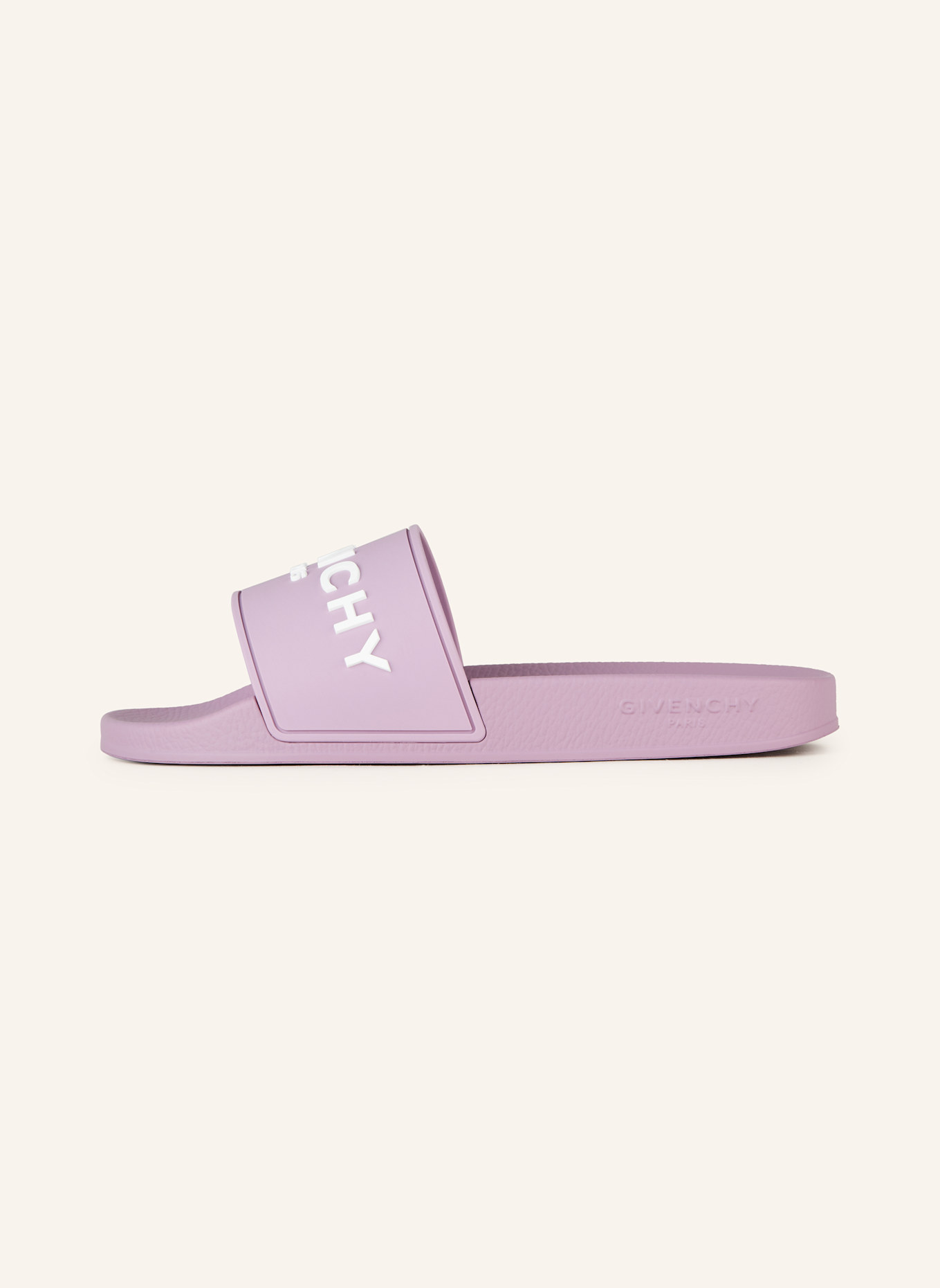 GIVENCHY Pantoletten: HELLLILA/ WEISS