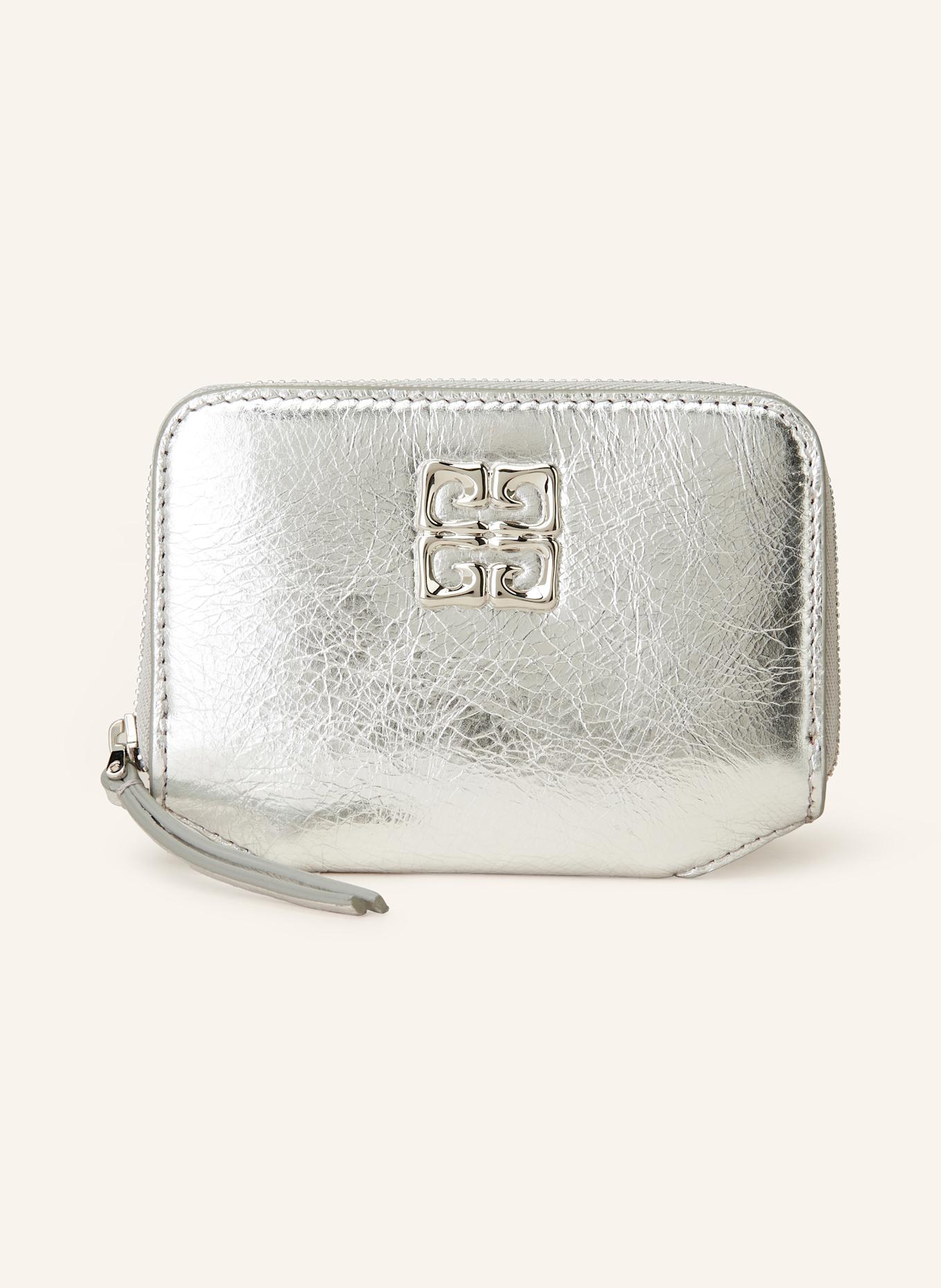 GIVENCHY Geldbörse 4G LIQUID: SILBER