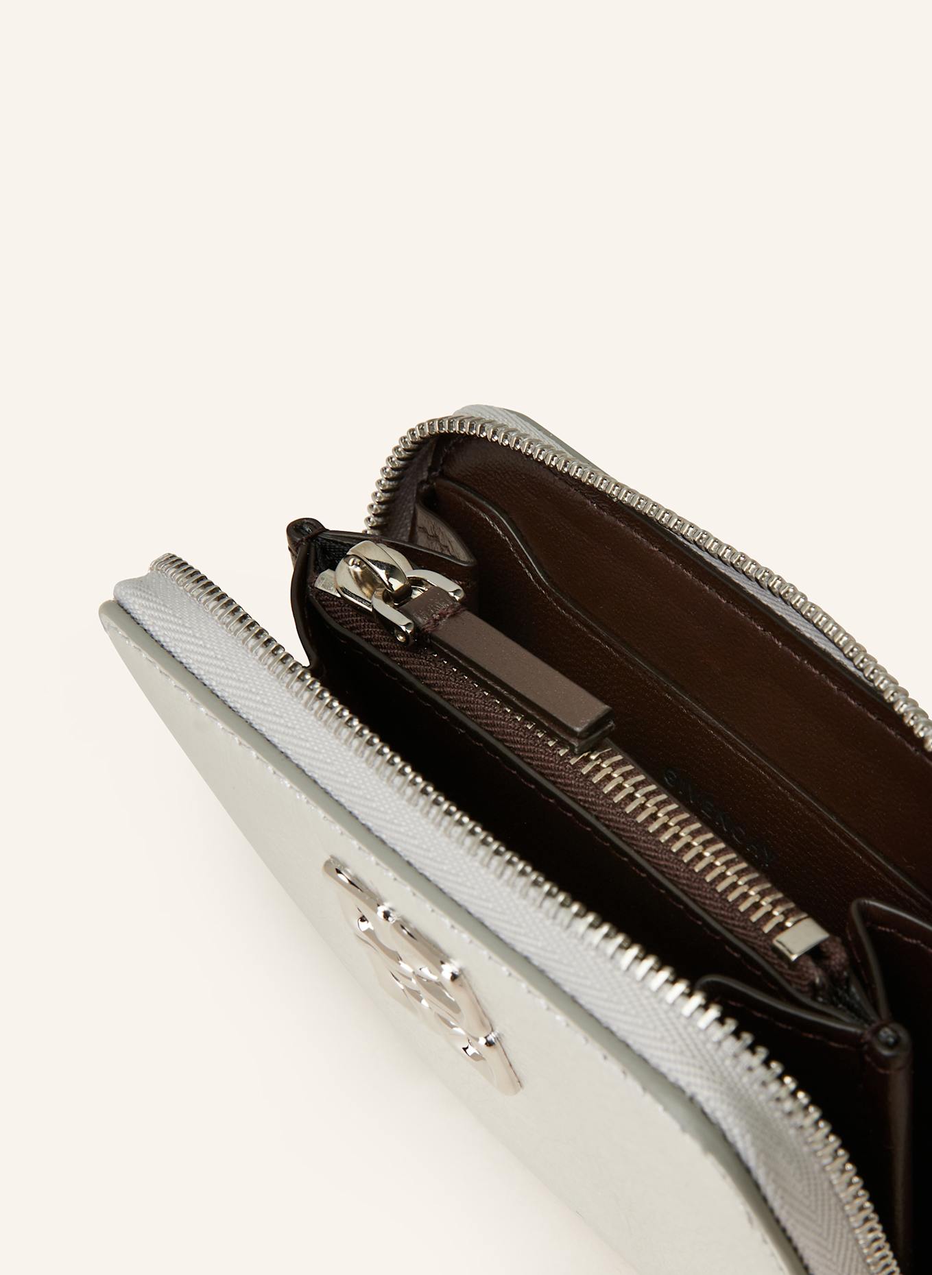 GIVENCHY Geldbörse 4G LIQUID: SILBER