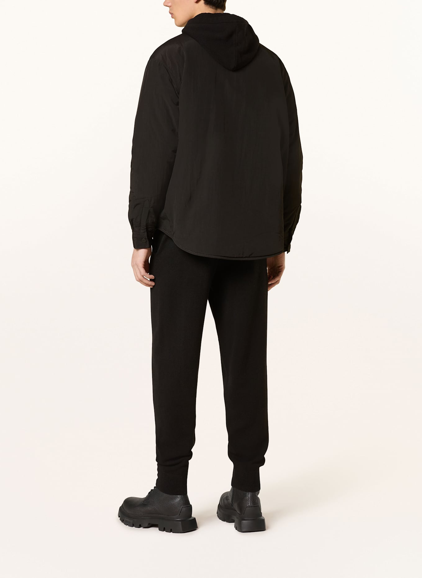 HUGO Overjacket ELLISOE: SCHWARZ