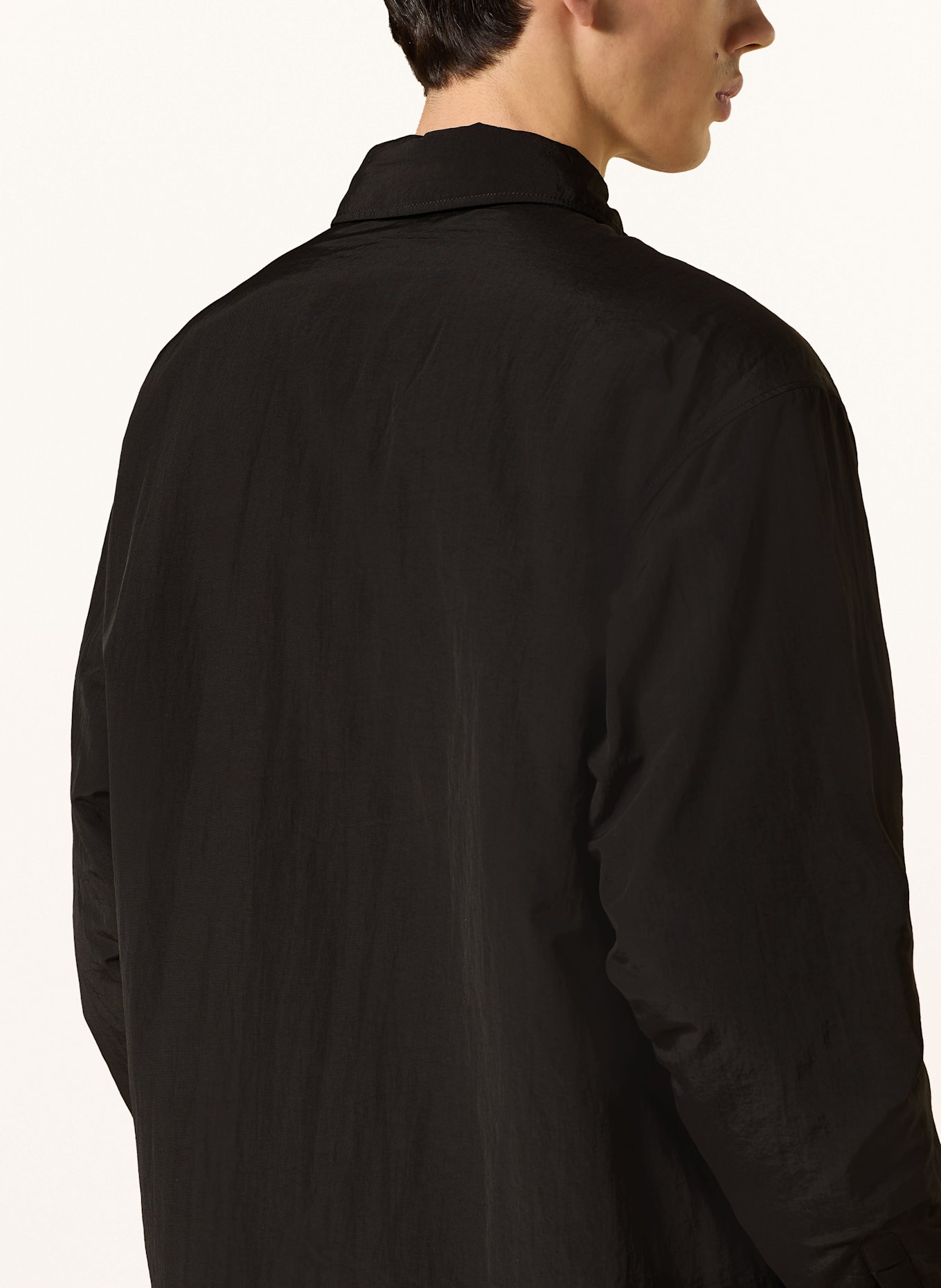 HUGO Overjacket ELLISOE: SCHWARZ