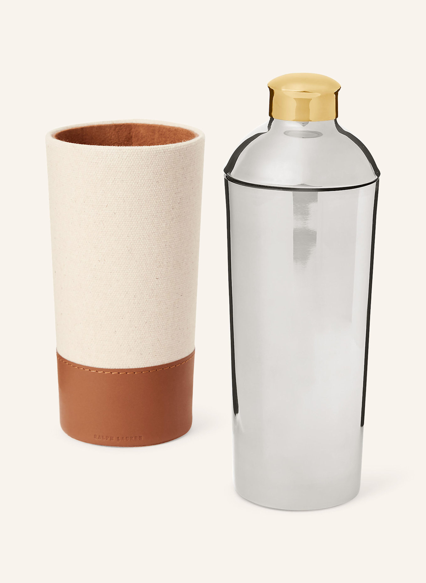 RALPH LAUREN HOME Cocktail-Shaker GARRETT: DUNKELBLAU/ GOLD