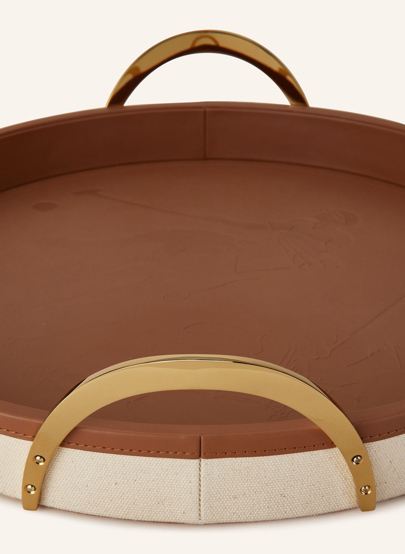 RALPH LAUREN HOME Tablett GARRETT, Farbe: BRAUN/ CREME/ GOLD (Bild 3)