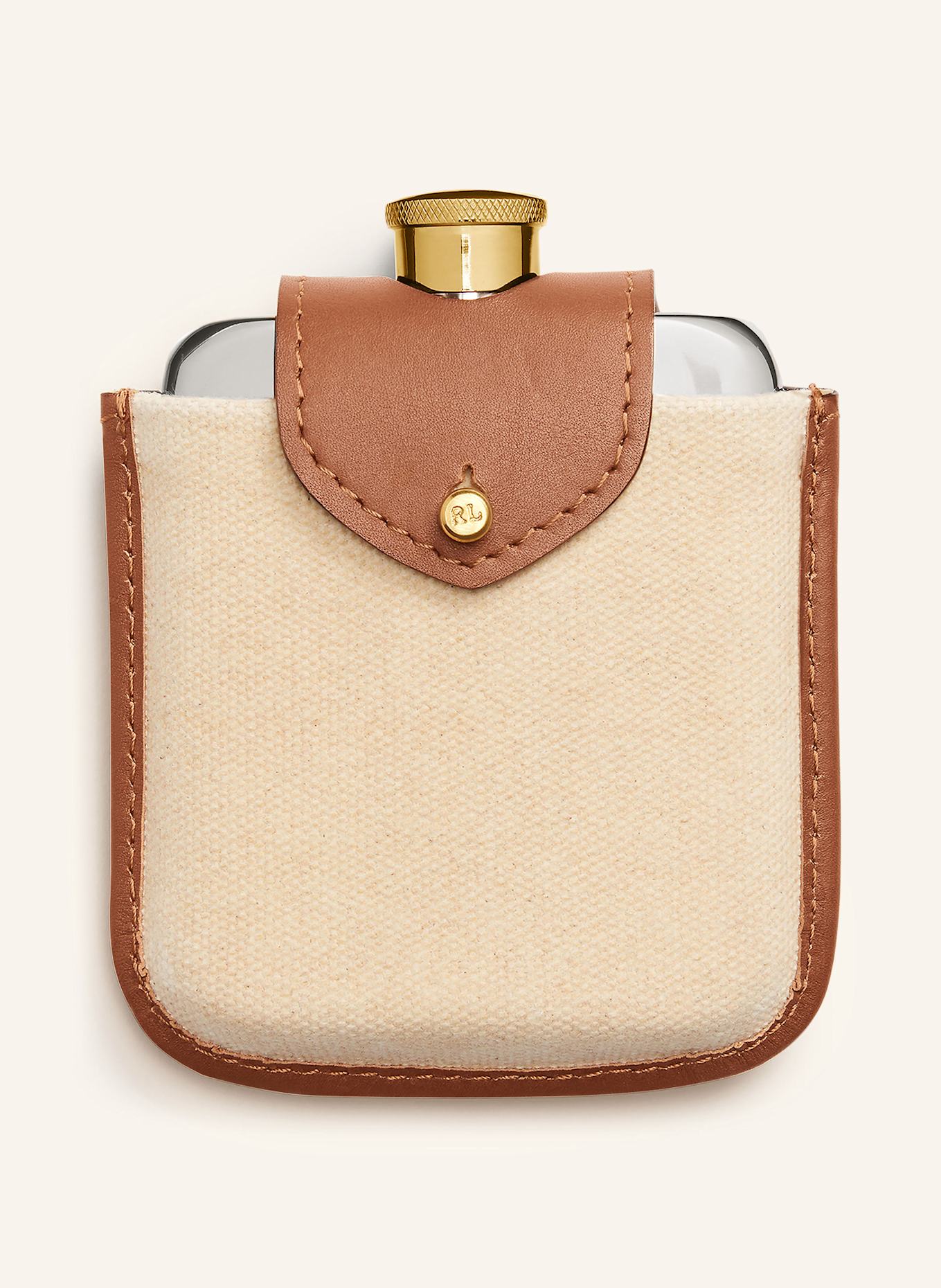 RALPH LAUREN HOME Flachmann GARRETT, Farbe: BRAUN/ SILBER (Bild 2)