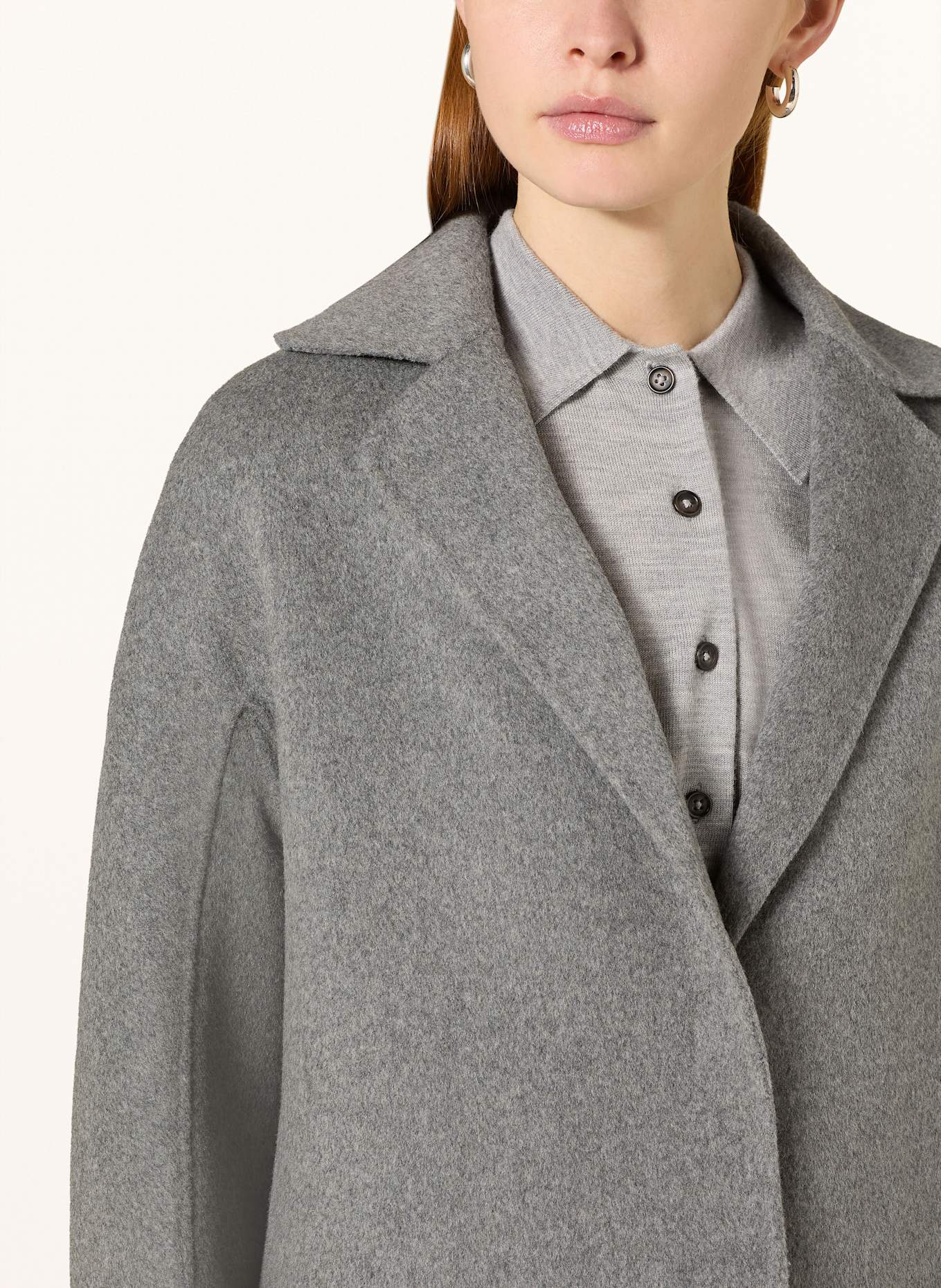 WHISTLES Wool coat CASSIE in gray