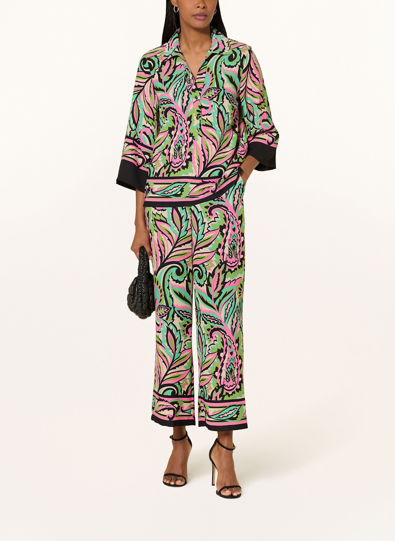 Joseph Ribkoff Spodnie marlena: CZARNY / MOCNORÓŻOWY / ZIELONY