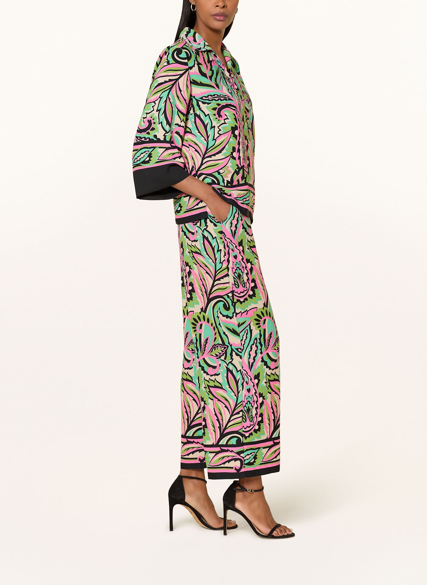 Joseph Ribkoff Spodnie marlena: CZARNY / MOCNORÓŻOWY / ZIELONY