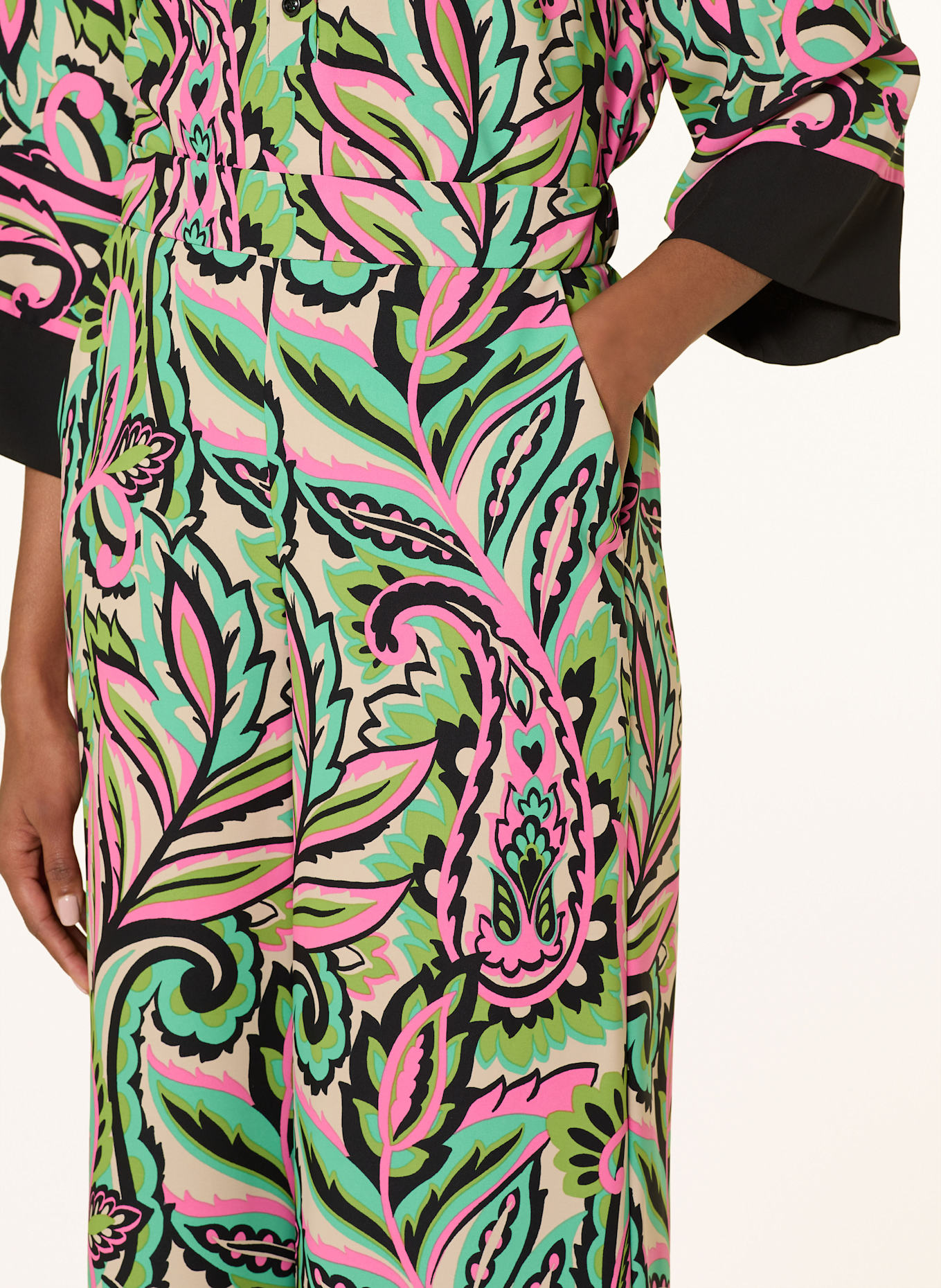 Joseph Ribkoff Spodnie marlena: CZARNY / MOCNORÓŻOWY / ZIELONY