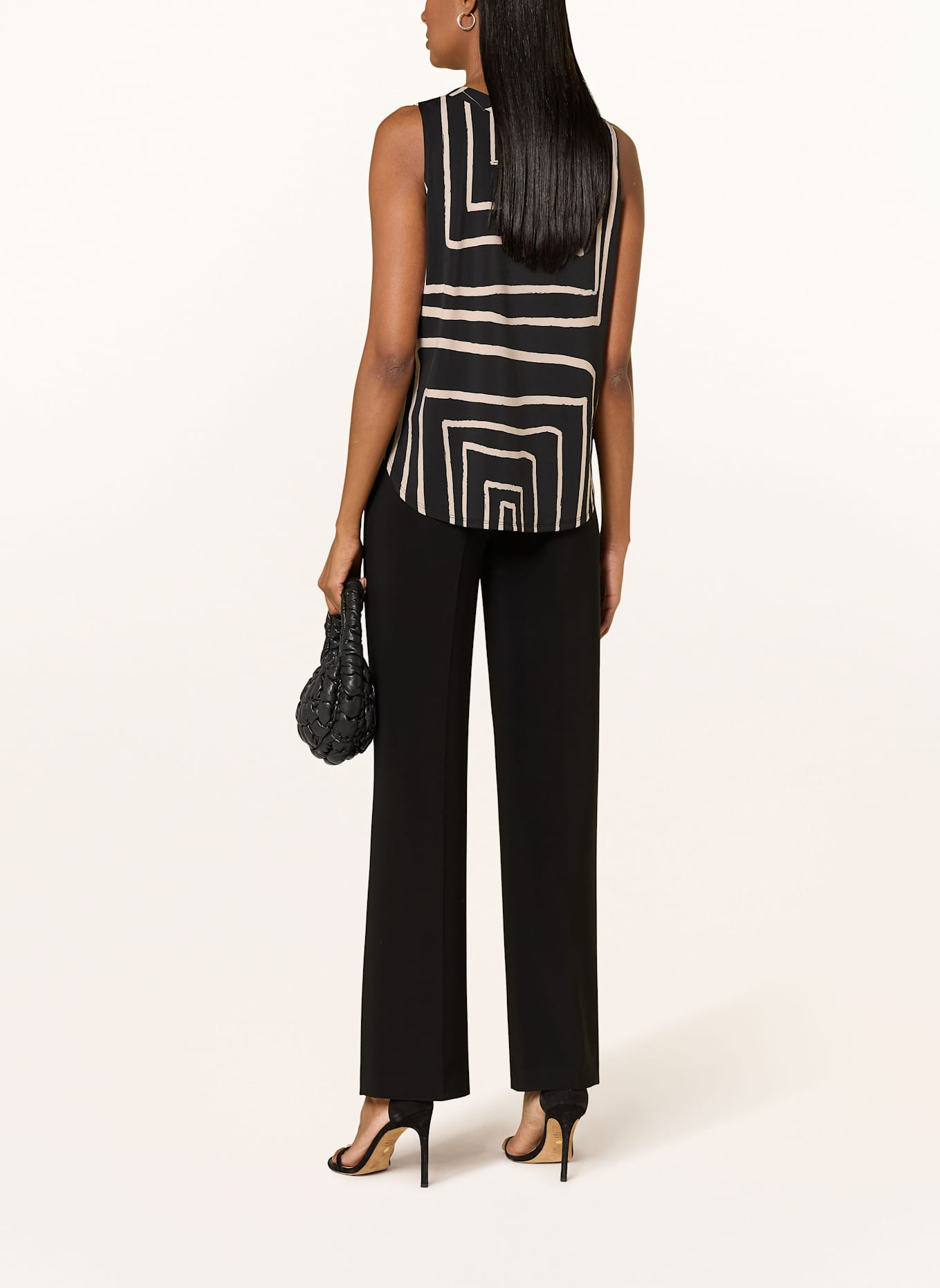 Joseph Ribkoff Top: CZARNY / BEŻOWY