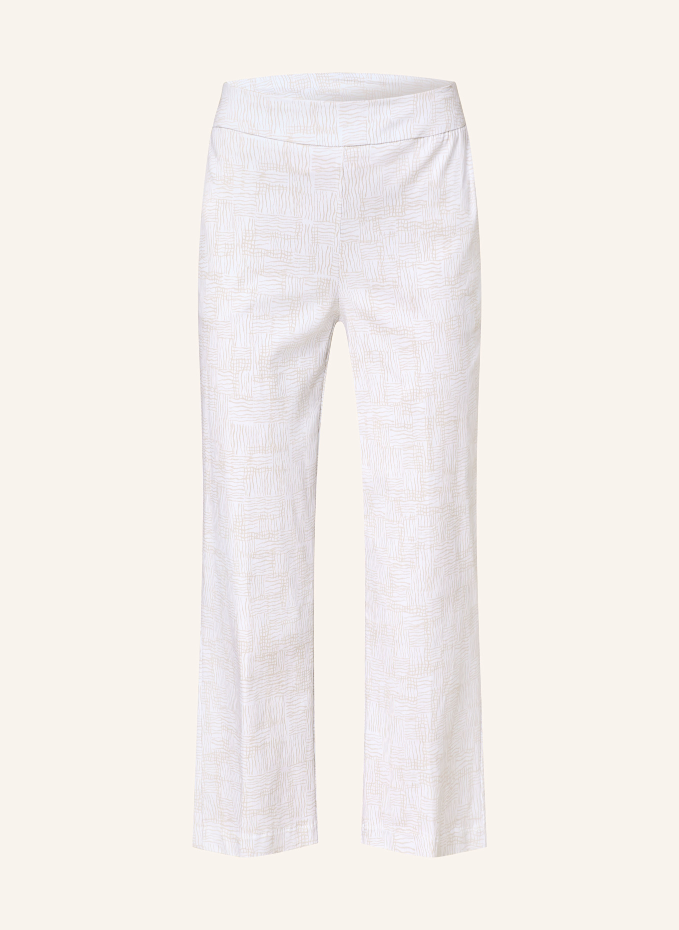 Joseph Ribkoff 7/8-Hose: BEIGE / WEISS