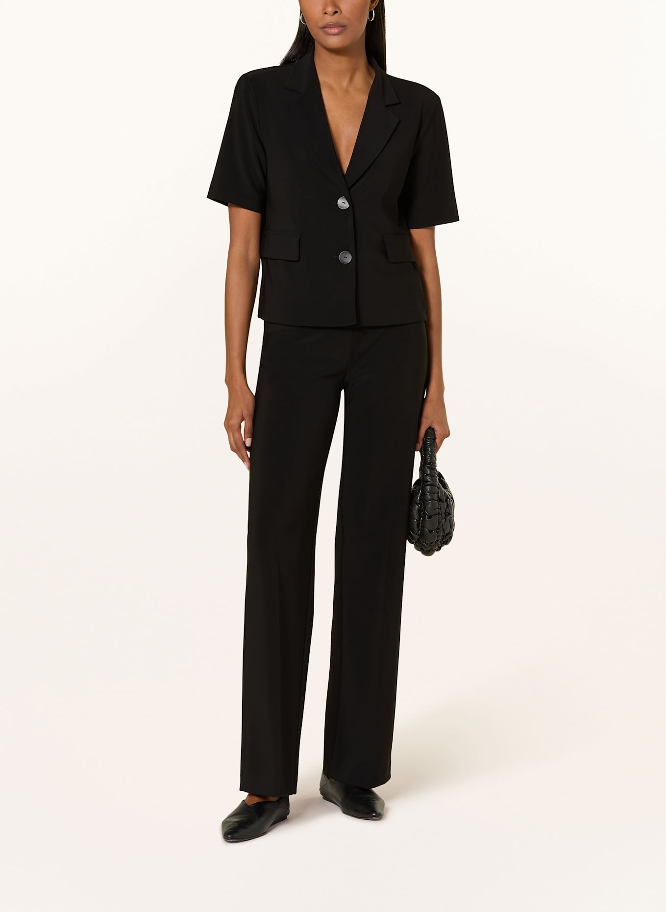 Joseph Ribkoff Cropped-Blazer: SCHWARZ