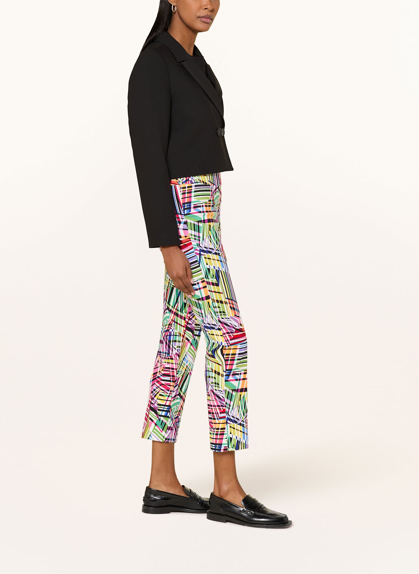 Joseph Ribkoff 7/8-Hose: SCHWARZ / PINK / GRÜN