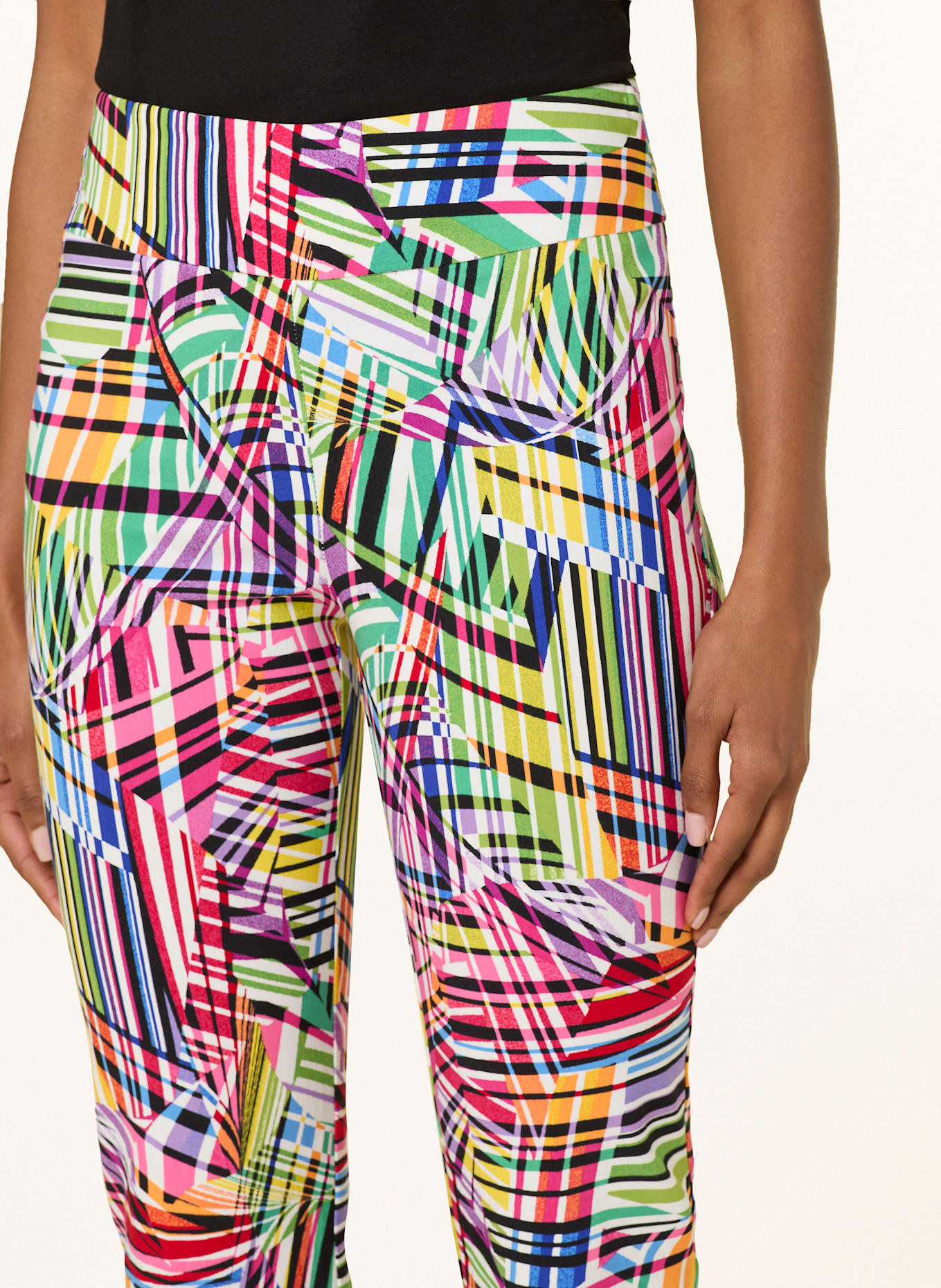 Joseph Ribkoff 7/8-Hose: SCHWARZ / PINK / GRÜN