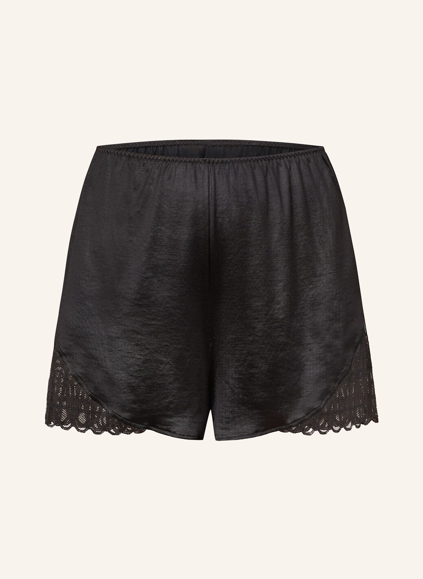 mey Slaapshorts serie FRENCH KNICKER: ZWART