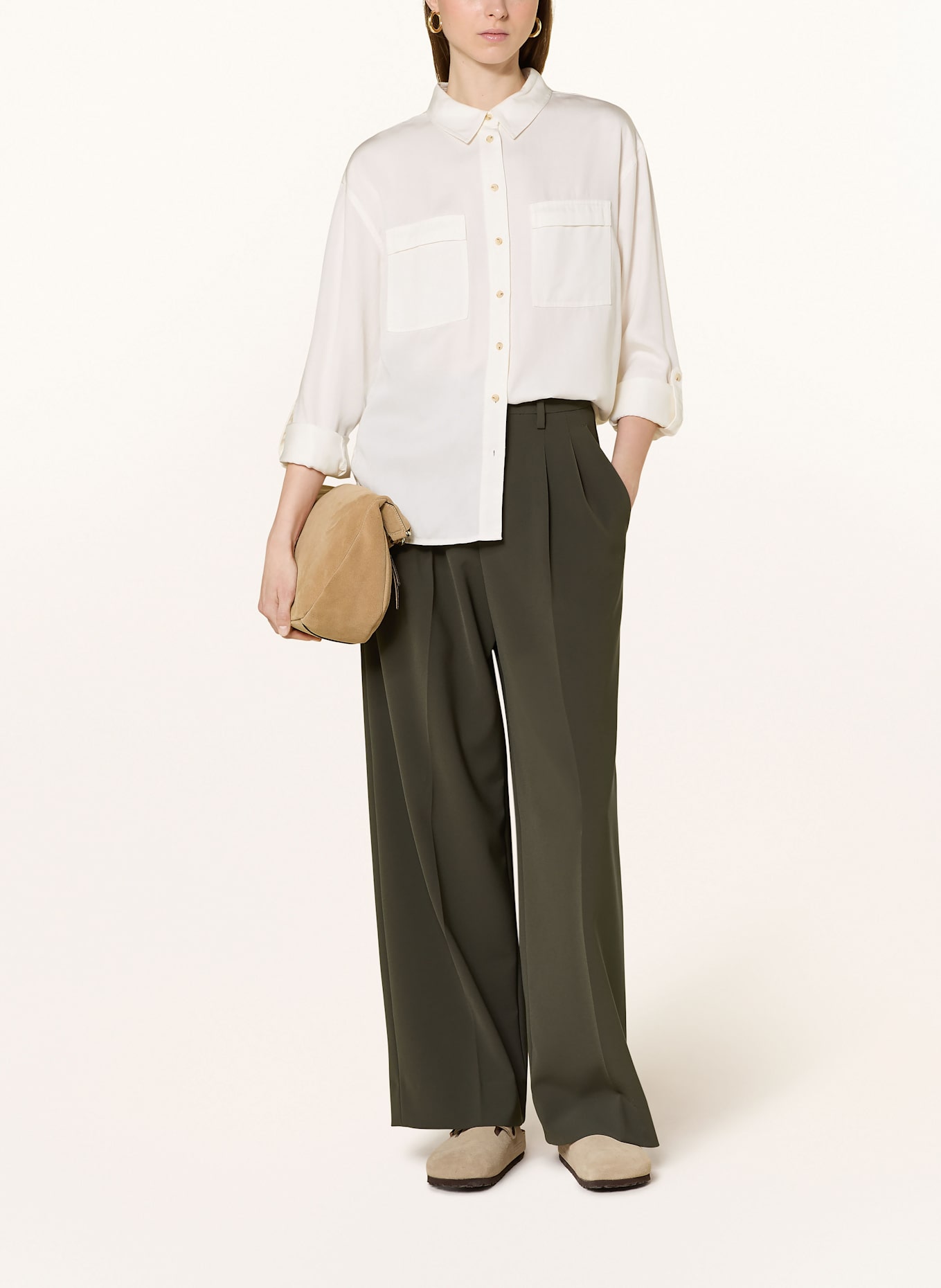 OPUS Hemdbluse FALENSA: ECRU