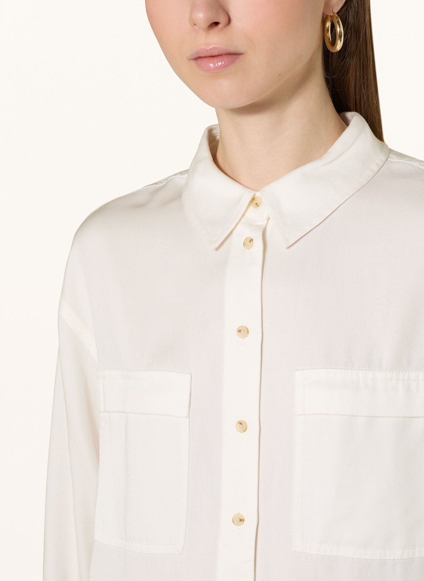 OPUS Hemdbluse FALENSA: ECRU