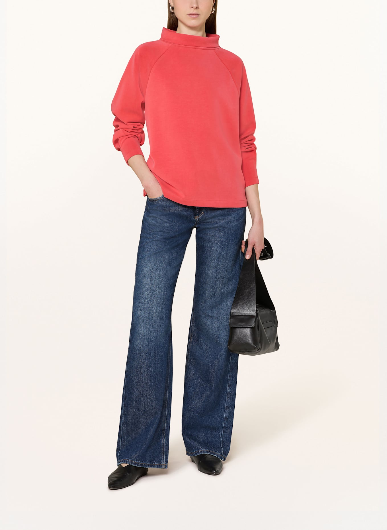 OPUS Rollkragenpullover GUDIE: ROT