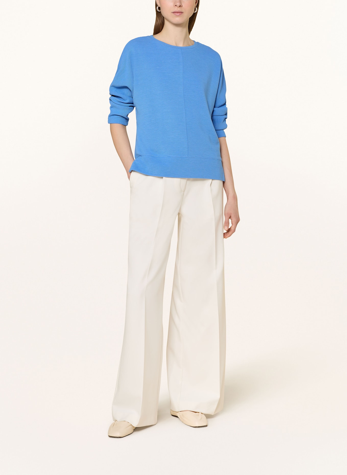 OPUS Tričko SINNI s 3/4 rukávem: MODRÁ